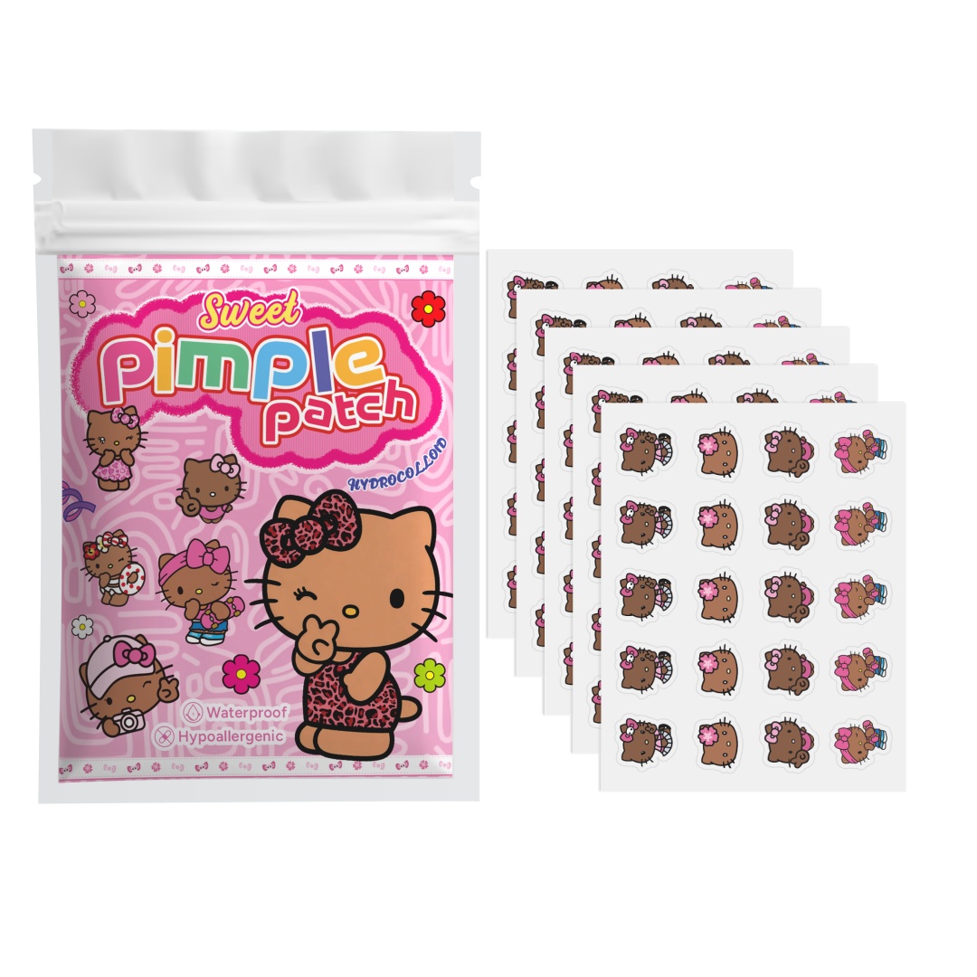 Hydrocolloid Acne Patch - 100 patchs anti-acné Hello Kitty, patchs
