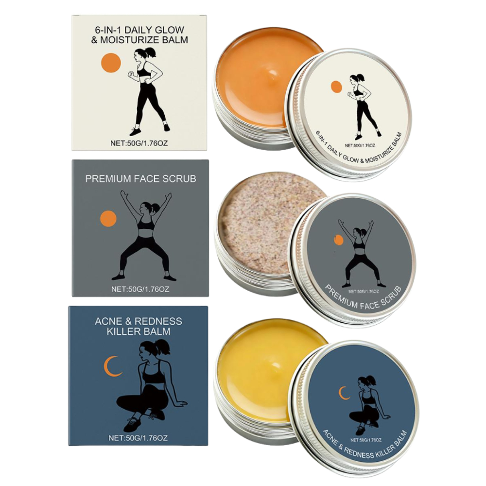 Skincare Glowing - 3 types de soins pour la