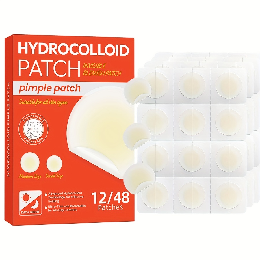 Hydrocolloid Acne Patch - Les patchs hydrocolloïdes pour l'acné, 48