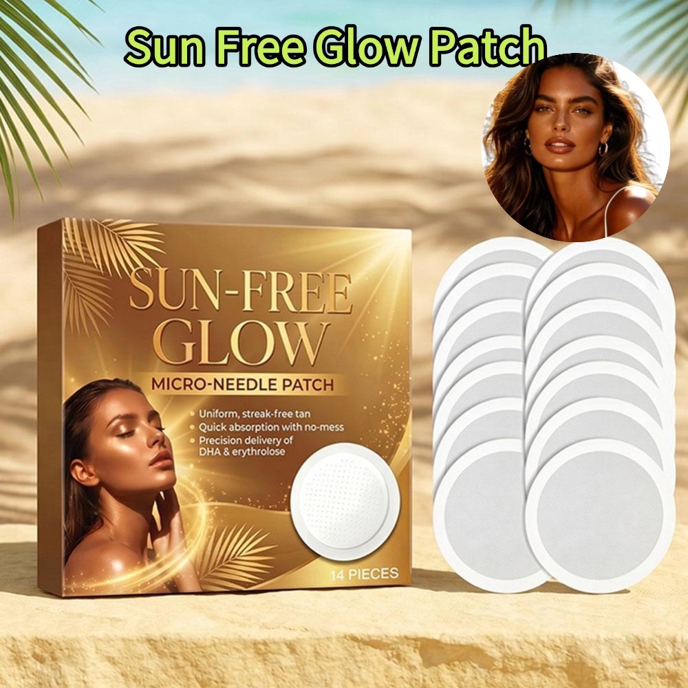 Skincare Glowing - 14 Patchs Micro-aiguilles Autobronzantes Sans Soleil