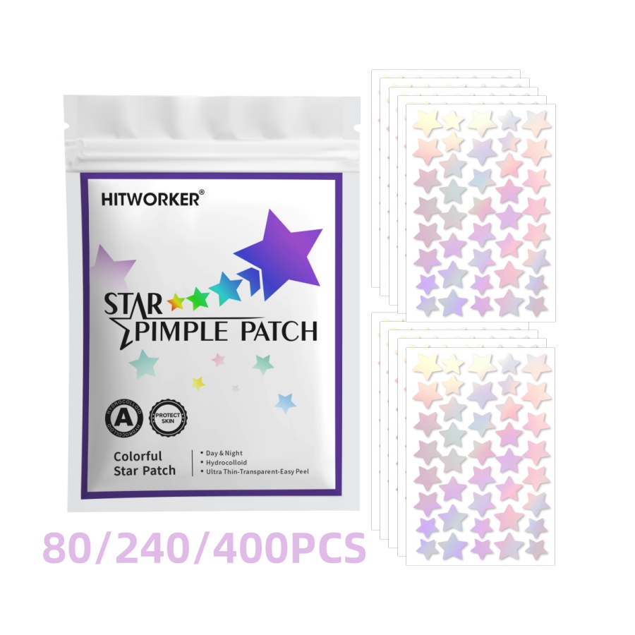 Skincare Basic - 80/240/400 patchs anti-acné, gel à base
