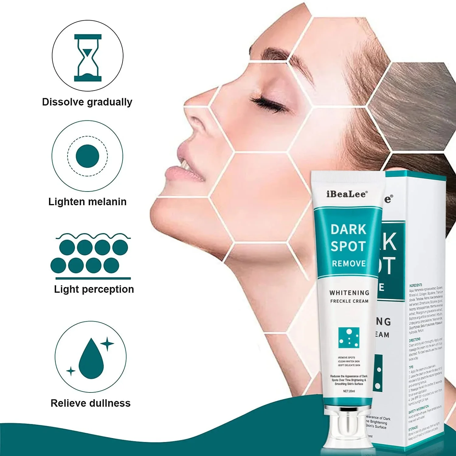 Crème éclaircissante pour le v - Skincare Niacinamide avis et prix