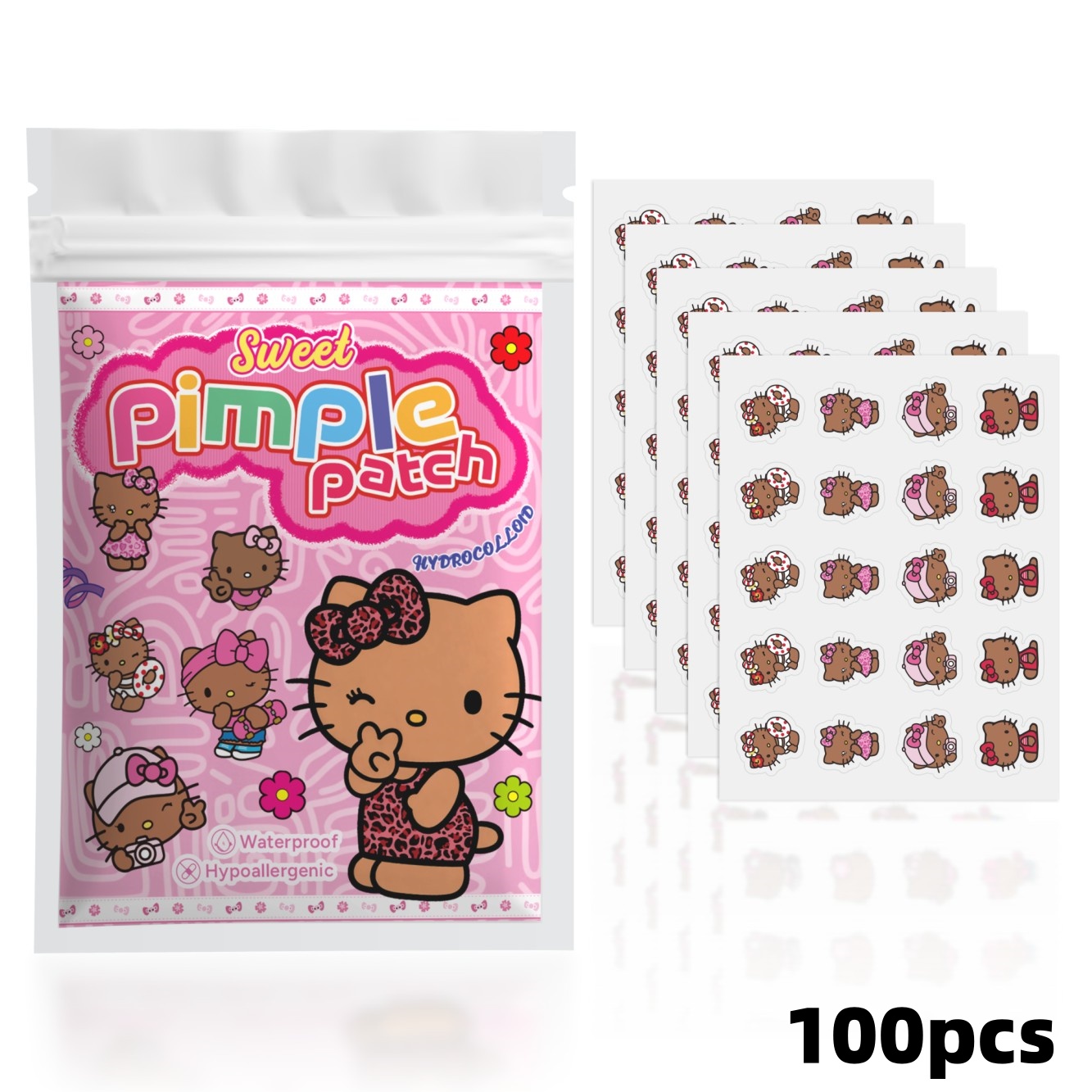 100 patchs anti-acné Hello Kit - Hydrocolloid Acne Patch avis et prix