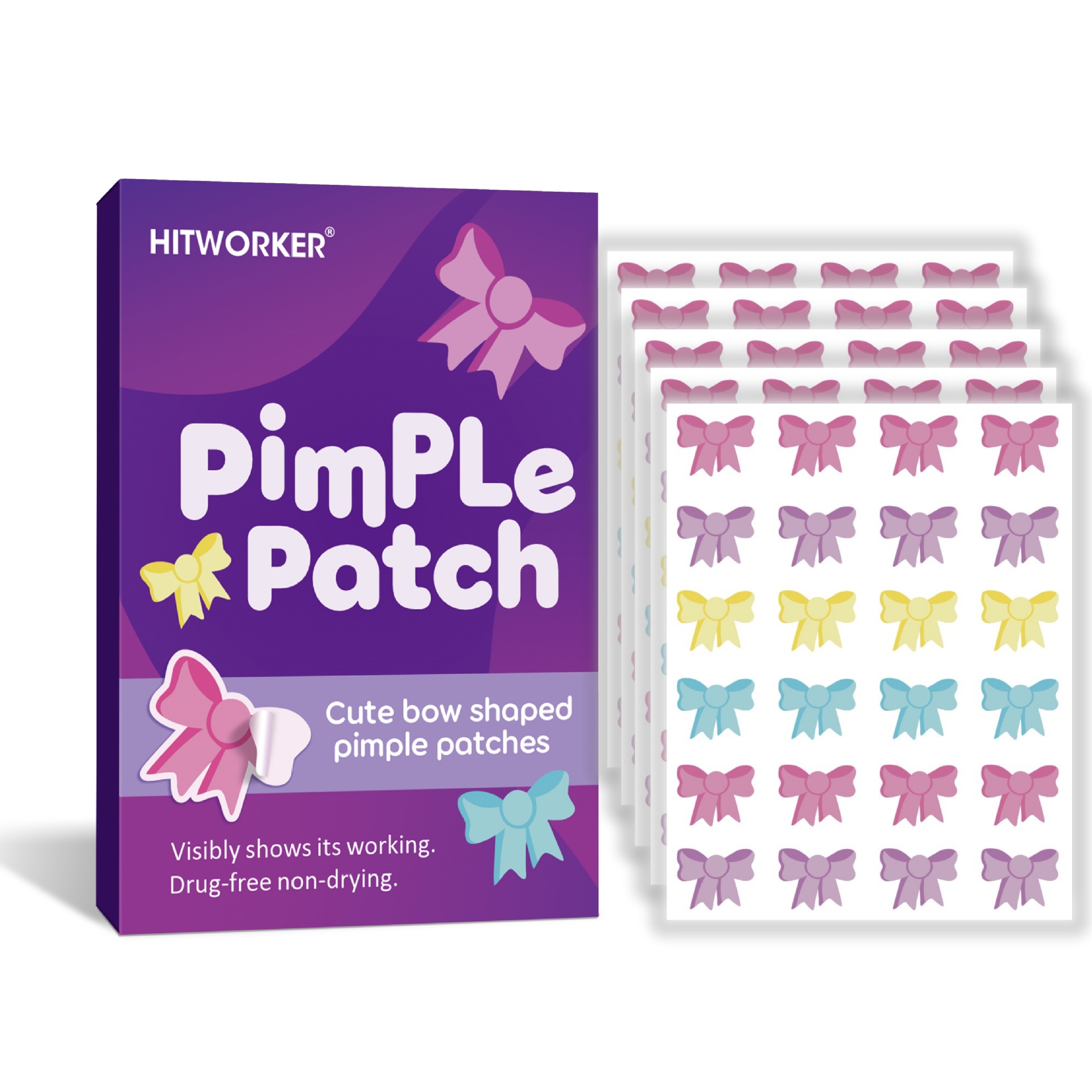 120 Patchs Anti-Acné en Forme  - Hydrocolloid Acne Patch avis et prix