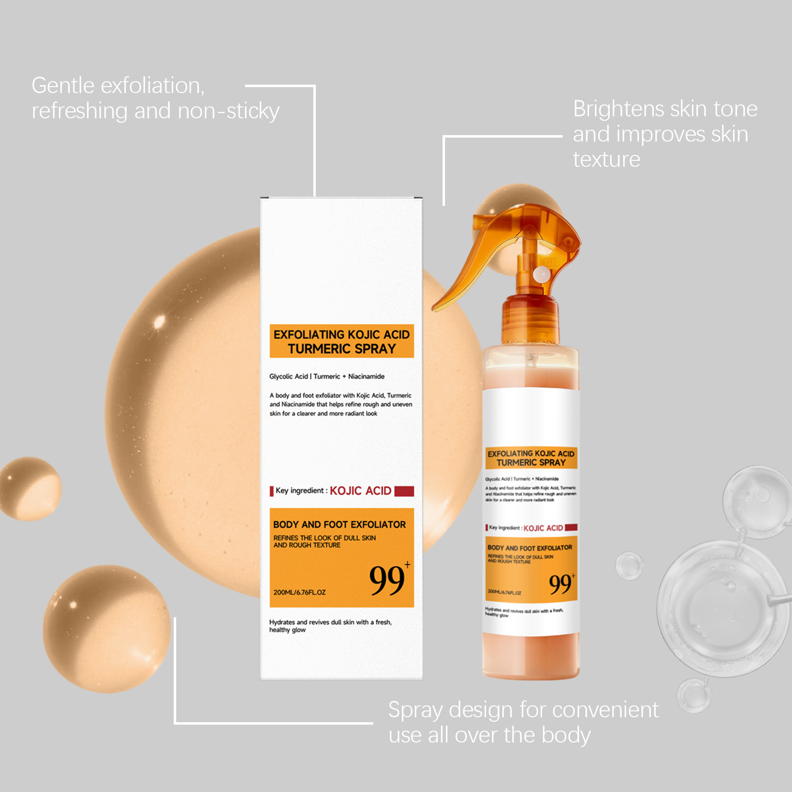 Spray Exfoliant Doux à l'Acide - Skincare Niacinamide avis et prix