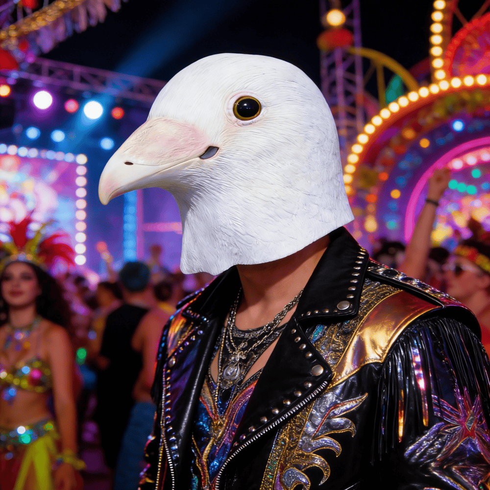 Masque réaliste de mouette en  - Skincare Pigeon avis et prix